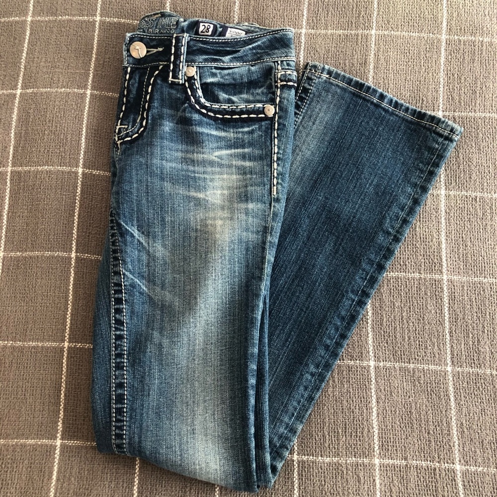 Miss Me Skinny Boot-Cut Jeans